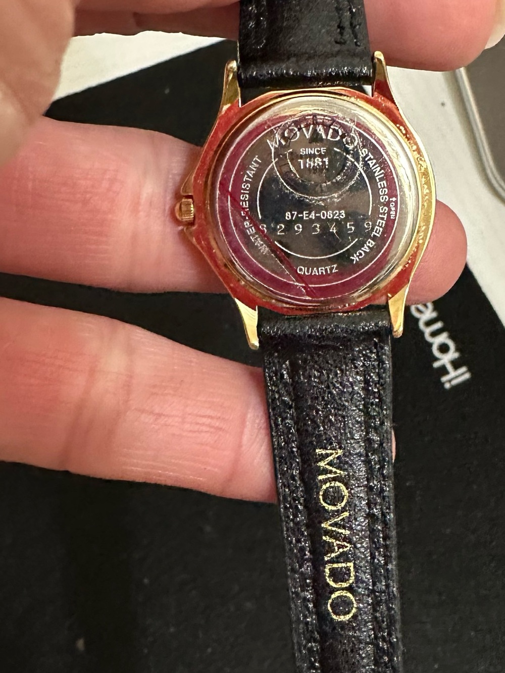 New Old Stock from 1997 w 10k Gold and Stainless Steel Case Museum MOVADO Watch - Picture 11 of 15
